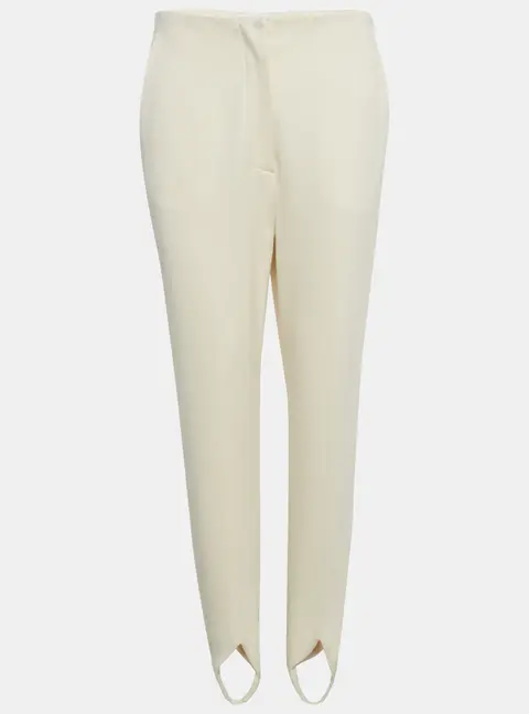 Nanushka Cream Jersey Darby Stirrup Leggings M