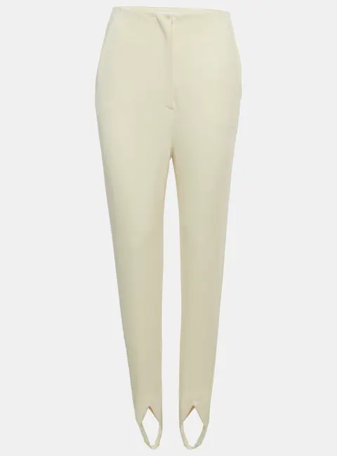 Nanushka Cream Jersey Darby Stirrup Leggings XS