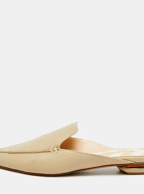 Nicholas Kirkwood Beya Size 38 Leather Pointed Toe Flat Mules