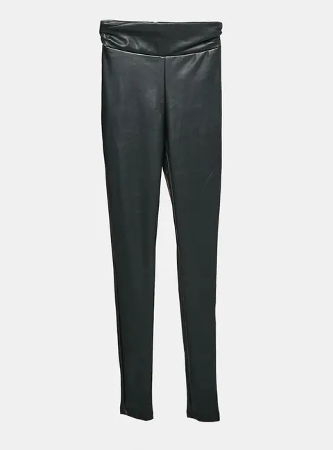Nookie Black Faux Leather Skinny Viktoria Pants M