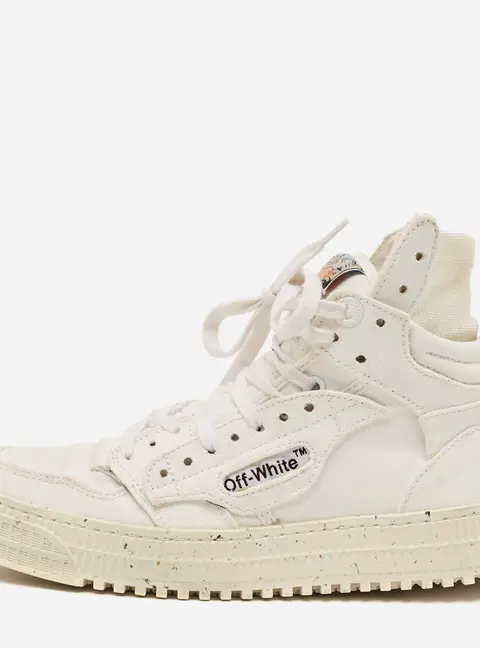 Off-White 3.0 Off Court Size 39 White Canvas High Top Sneakers