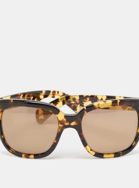 Oliver Peoples Brown Tortoise Brinley Square Sunglasses