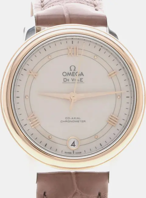 Omega De Ville Automatic Silver Stainless Steel Automatic Women's Wristwatch 33mm