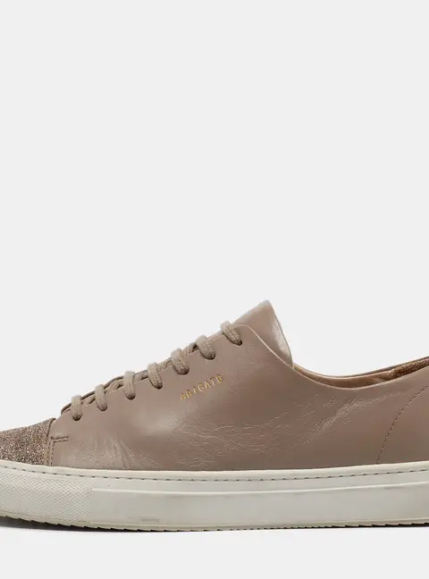 Axel Arigato Beige Leather Lace Up Sneakers Size 40