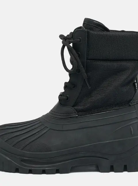 Axel Arigato Black Nylon and Rubber Cryo Ankle Length Boots Size 39