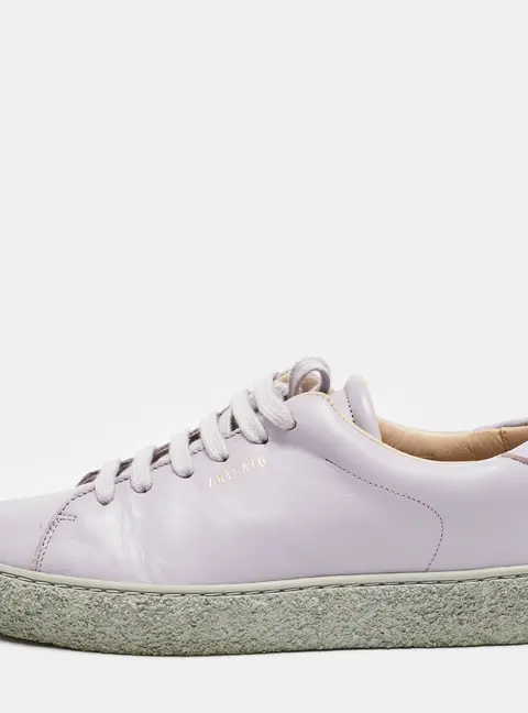 Axel Arigato Purple Leather Lace Up Sneakers Size 39