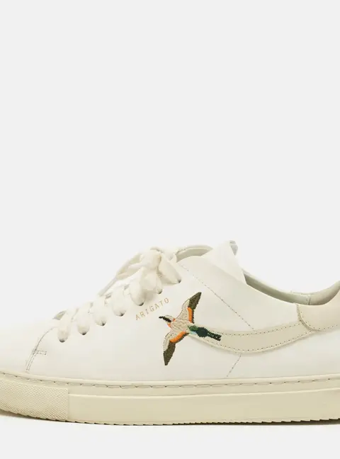 Axel Arigato Clean 90 Size 39 White Leather Low Top Sneakers