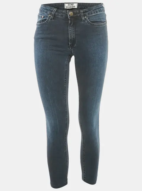 Acne Studios Blue Faded Denim Skin 5 Deep Jeans S Waist 26"