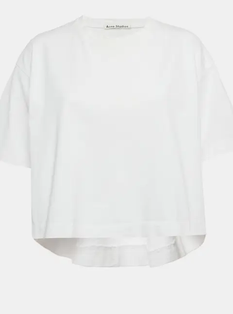Acne Studios White Cotton Cylea Emboss T-Shirt XXS