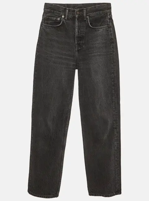 Acne Studios Black Denim High Waist Jeans XS