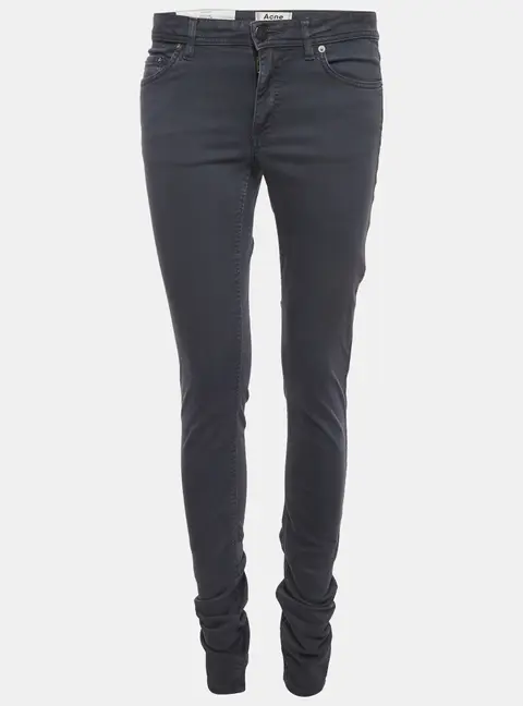 Acne Studios Grey Denim Skinny Low Lucy Jeans S/Waist 27"