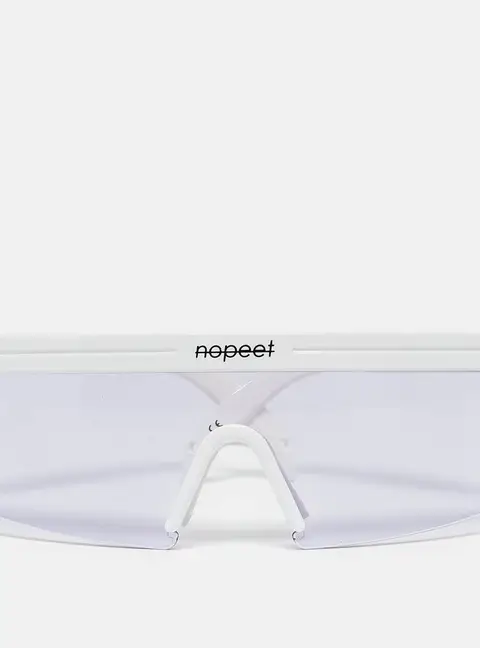 NoPeet White/Purple Haze Shield Sunglasses