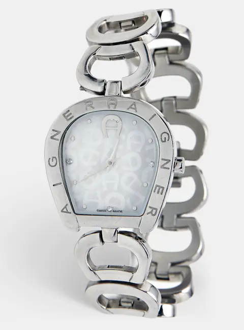 Aigner Latina A47600 Mother of Pearl Dial Stainless Steel Women's Wristwatch 27 mm
