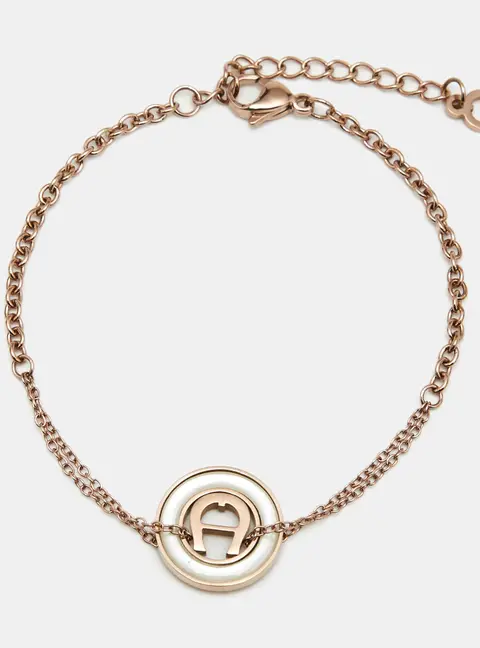 Aigner Bella Composite Rose Gold Tone Bracelet