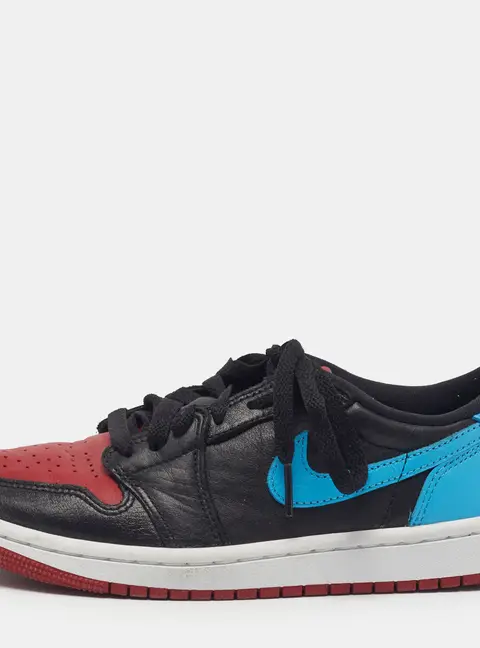 Air Jordans Jordan 1 Retro OG NC to Chi Size 36.5 Multicolor Leather Low Top Sneakers