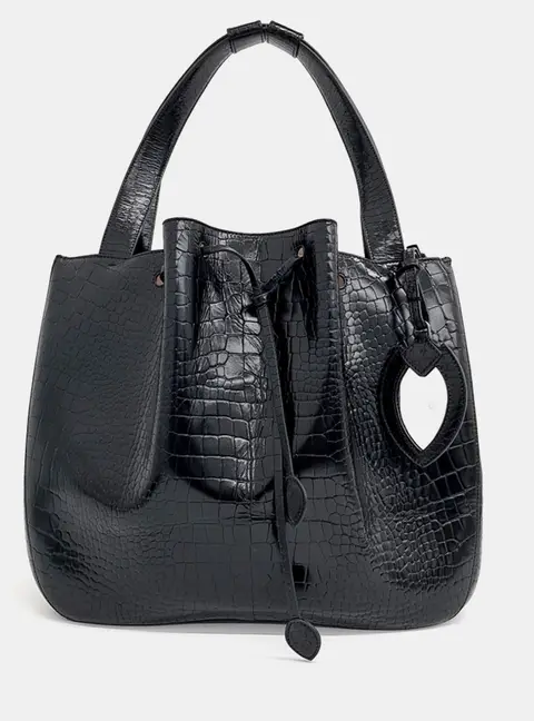 Alaia Black Patent Leather Bag