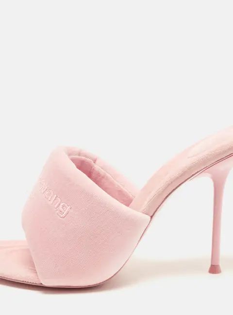 Alexander Wang Sienna Size 39 Pink Velvet Mules