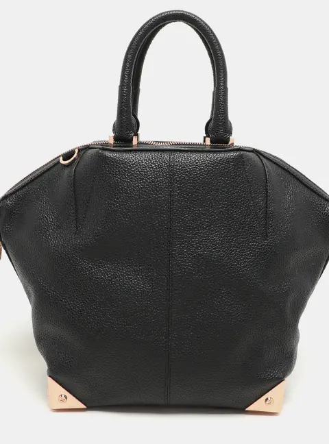 Alexander Wang Emile Black Leather Satchel