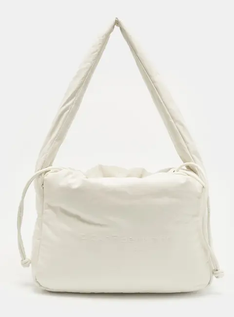 Alexander Wang Ryan Large White Leather Shoulder Bag