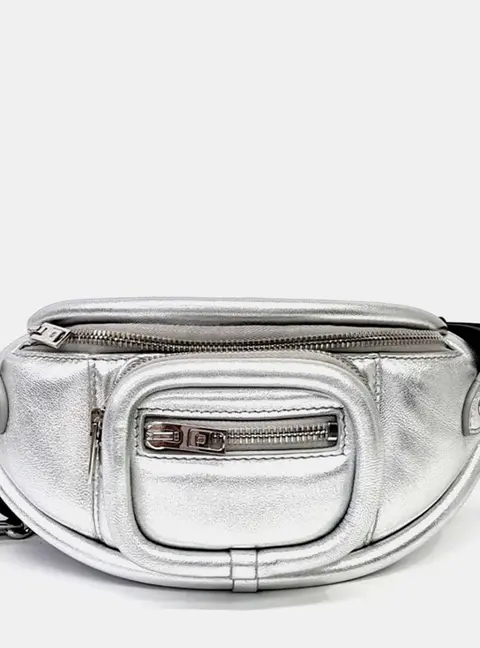Alexander Wang Silver Leather the Great Attica Pennyback