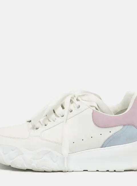 Alexander McQueen Court Size 36 White Leather Low Top Sneakers