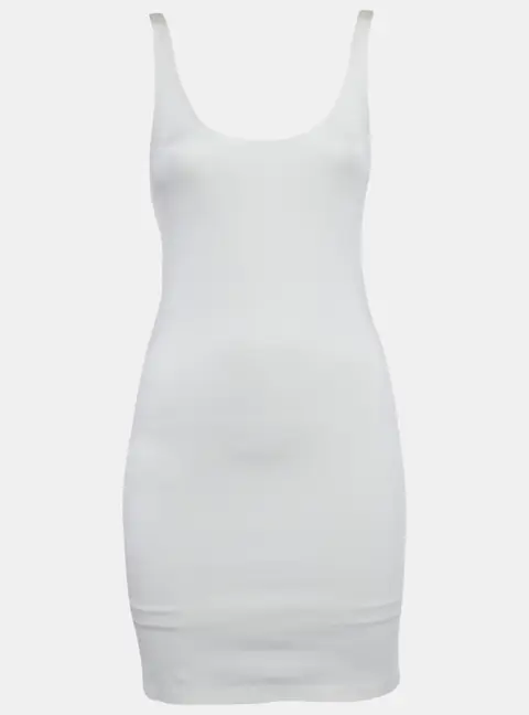 Alice + Olivia Off White Jersey James Mini Dress XS
