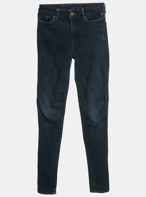 All Saints Navy Blue Denim Skinny Grace Jeans S/Waist 24"