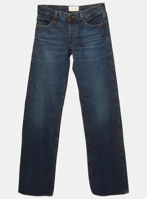 Amelia Gray X Frame Blue Denim Wide Leg Jeans S/Waist 26"