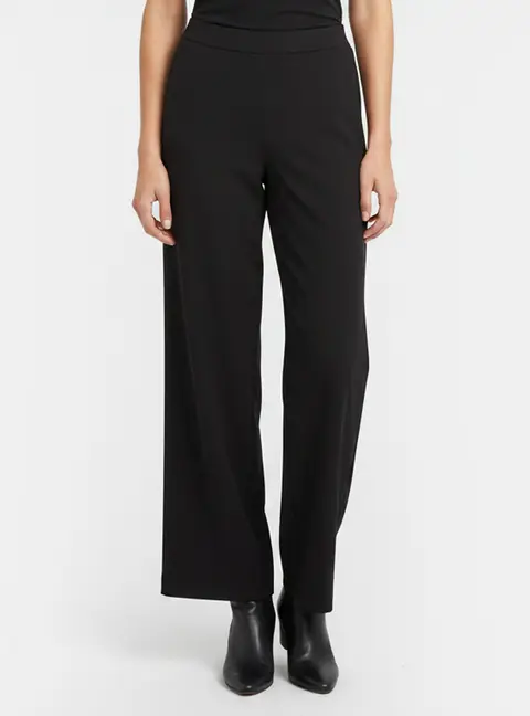 Armani Collezioni Black Wool Formal Trousers M