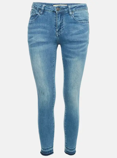 Burberry Brit Blue Faded Denim Skinny Jeans S Waist 26"