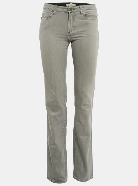 Burberry London Grey Denim Straight Leg Jeans S Waist 28"