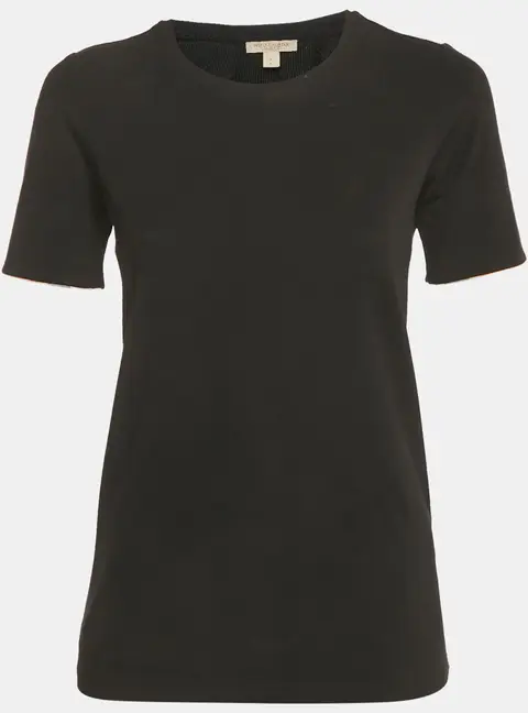 Burberry Black Jersey Crewneck T-Shirt S