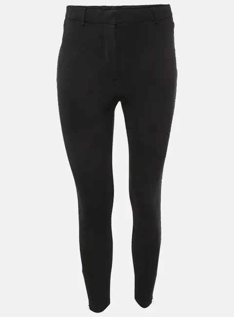 Burberry Black Jersey Skinny Fit Trousers XS