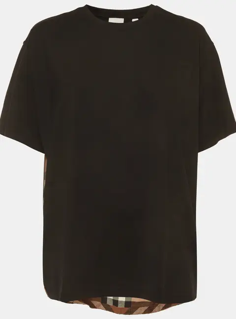 Burberry Black Jersey Short Sleeve Carrick T-Shirt XS