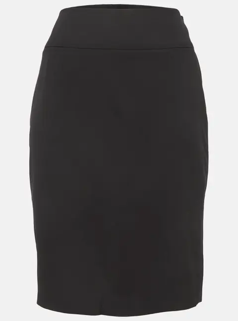 Burberry Black Wool Pencil Skirt M