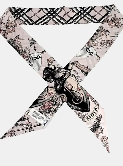 Burberry Silk Multicolor Scarf