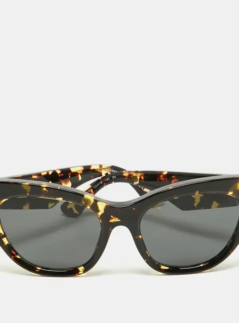 Burberry Tortoise Brown/Black B 4423 Frame Cat Eye Sunglasses