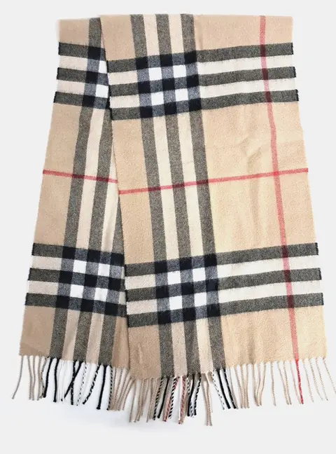 Burberry cashmere multicolor scarf