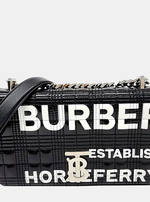 Burberry Black Leather Lola Bag Small