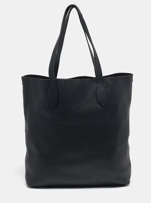 Burberry Remington Black Leather Shopper Tote