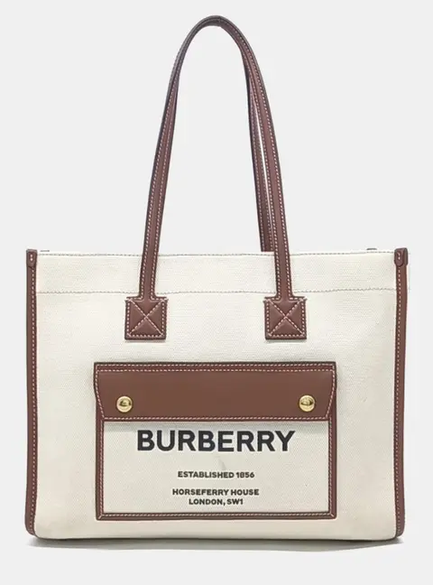 Burberry Multicolor Fabric Freya shoulder bag