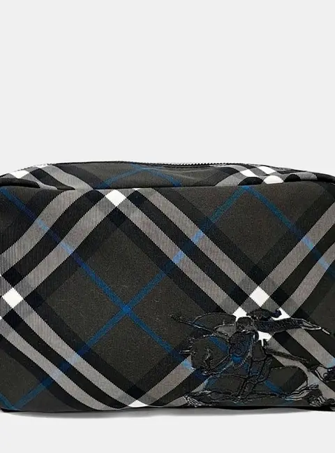 Burberry check messenger bag