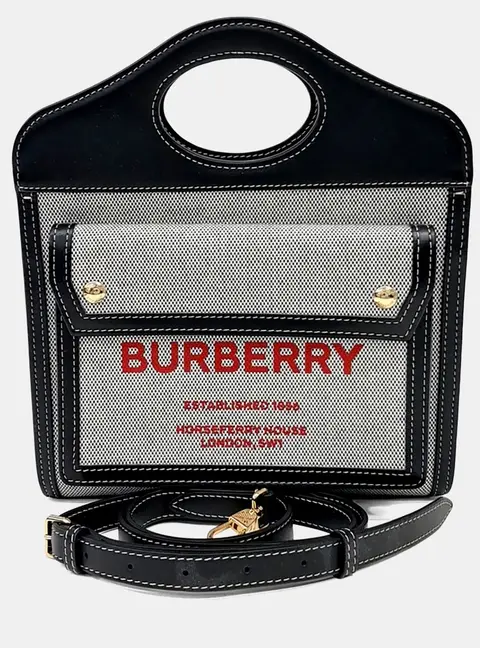 Burberry Multicolor Fabric Pocket Bag Mini