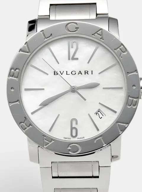 Bvlgari Bvlgari BBL37S Mother Of Pearl Dial Stainless Steel Women's Wristwatch 37 mm