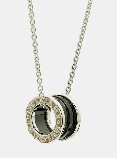 Bvlgari B.Zero1 Save The Children Ceramic Sterling Silver Necklace