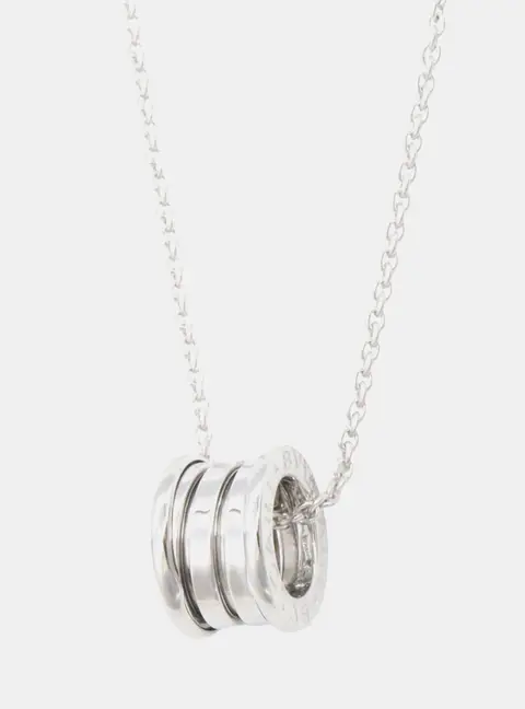 Bvlgari B.zero1 352815 18k White Gold Women's Necklace