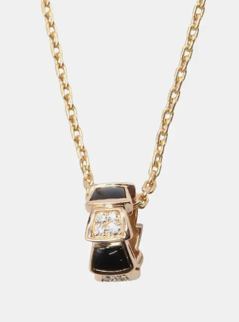 Bvlgari Serpenti Viper 18k Rose Gold Women's Necklace