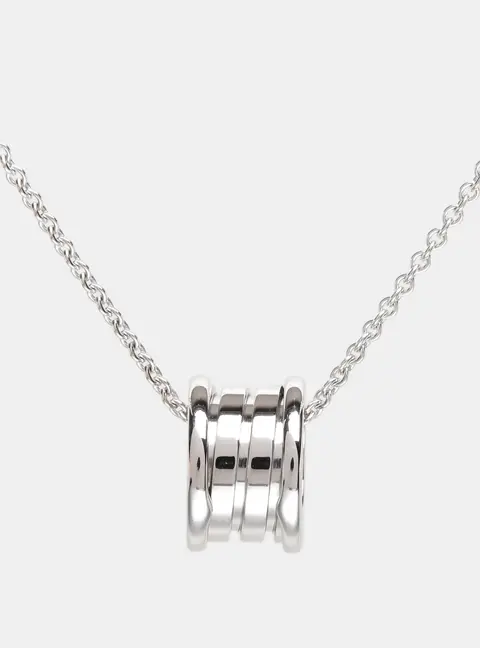 Bvlgari B.Zero1 18k White Gold Pendant Necklace