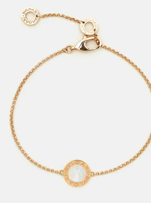 Bvlgari Bvlgari Mother of Pearl 18k Rose Gold Bracelet SM