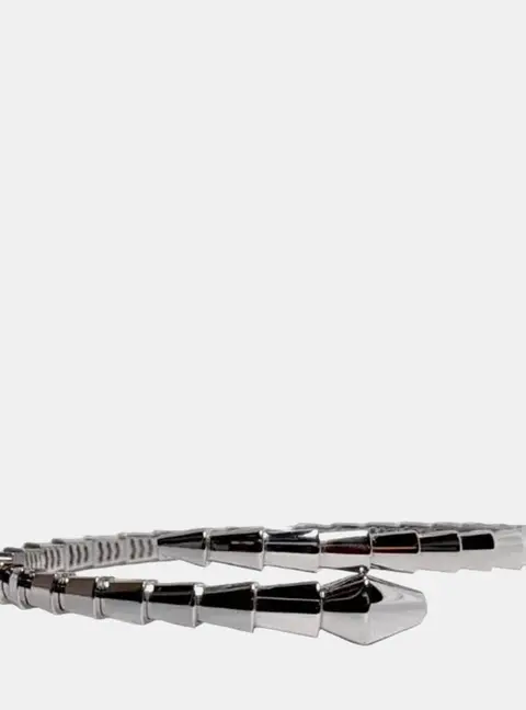 Bvlgari Serpenti Viper 18K White Gold Bracelet